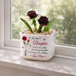 Mother Daughter Glass Flower Pot, The Only Thing Better Than Your Mother, Mother's Day Gift for Daughter, New Mom, Daughter Gift from Mom