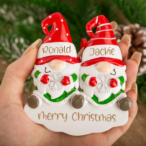 Personalized Resin Christmas Ornament, Santa Christmas Family Ornament, Holiday Ornaments for Family 2025, Christmas Hanging Decor