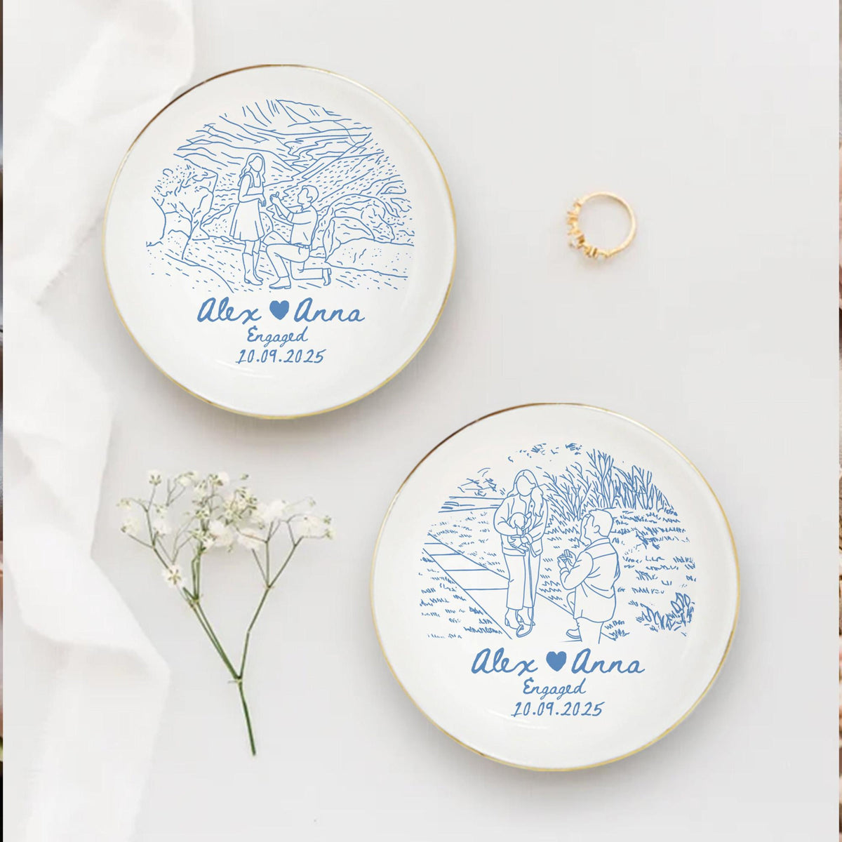 Personalized Couple Portrait Ring Dish, Engagement Gift, Wedding Gift For Bride, Handmade Custom Photo Ring Dish, Custom Photo Jewelry Tray 5_29844275-5452-407a-abf5-397d514e3d23.jpg