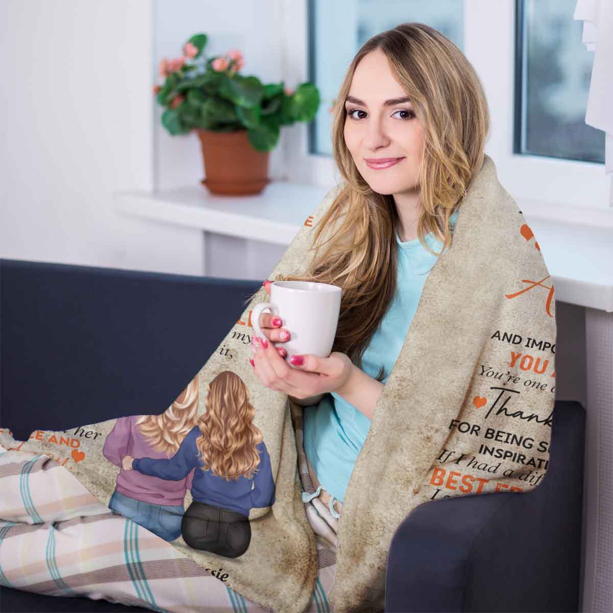 To My Bestie - Personalized Blanket - Gift For Besties, Friends, Sister Blanket - Gift For Bestie