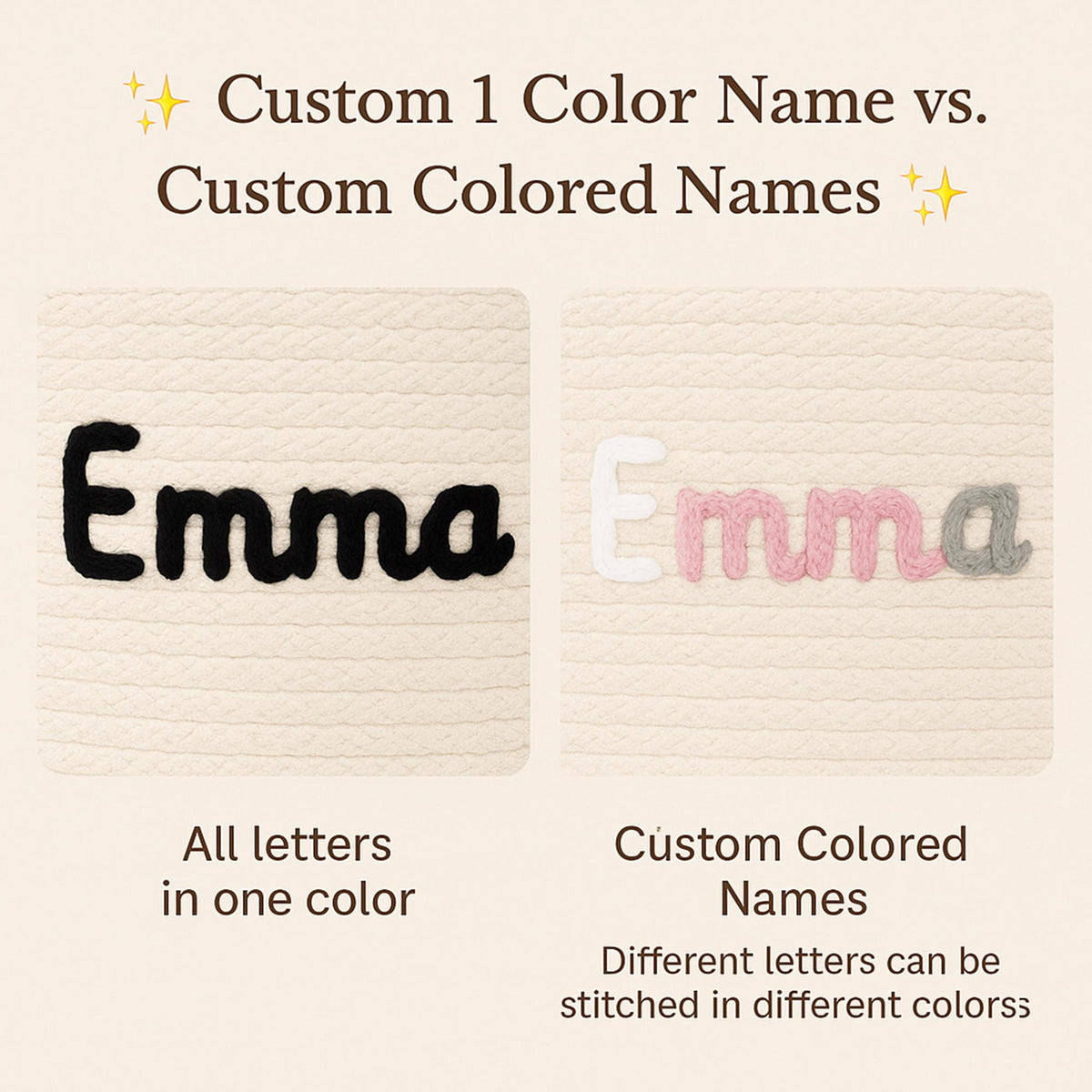 Custom Halloween Children's Name Baskets, Handwoven Personalized Cotton Candy Storage Baskets, Large Capacity Toy Baskets, Halloween Gifts