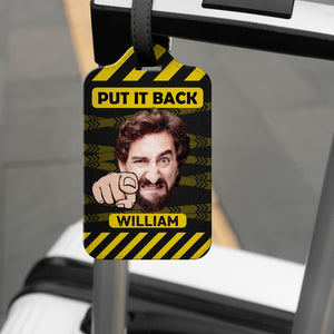 Personalized Photo & Name Luggage Tag, Unique Customizable Travel ID, Custom Travel Gift, Funny Customizable Bag Tag