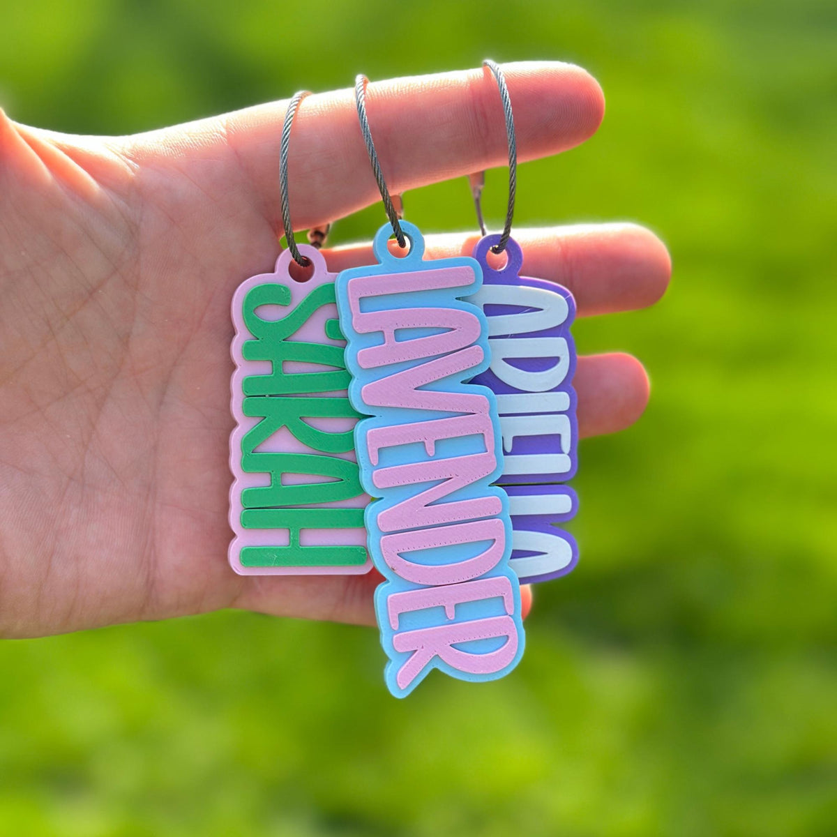 Nametag Personalized Keychain Diaper Bag Tag Lunch Box Tag Daycare Label Bag Charm Kids Keychain Name Bag Tag Luggage Tags Gift