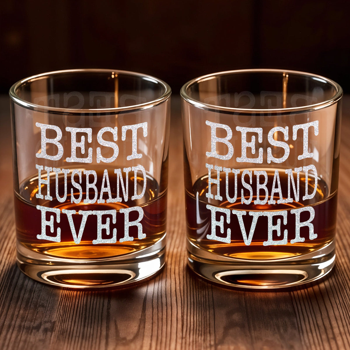 Best Husband Ever Whiskey Glass, Gift For Husband