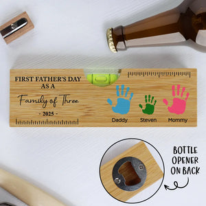 Father's Day As A Family - Personalized Bottle Opener - Gift For Dad, Father's Day, Birthday Gift