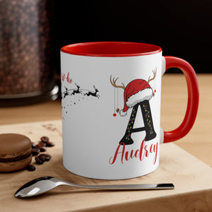 Custom Letter Name - Personalized Mug - Christmas Gift For Friends, Family