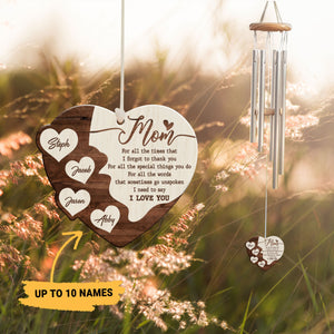 Mom I Need To Say I Love You - Personalized Windchime - Gift For Mom, Mother's Day, Birthday Gift