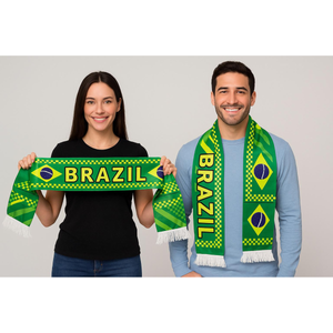 Soccer Fan Scarf, Soccer Team Supporter Scarf, Patriotic Game Day Accessory, Stadium Wear, World Cup Fan Gift
