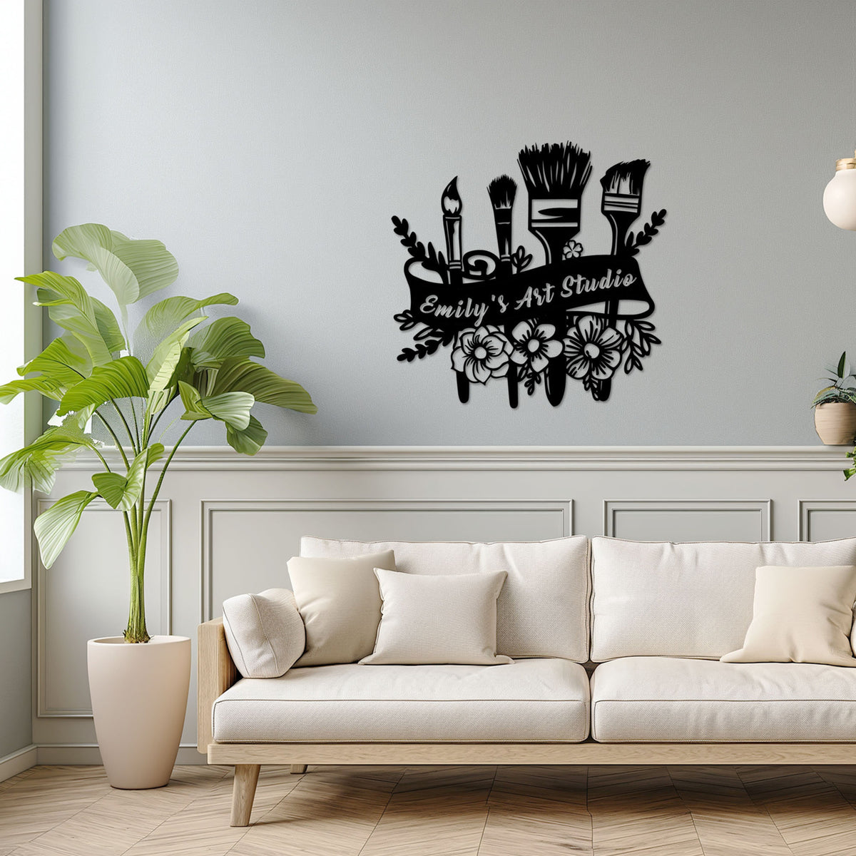 Art Studio Metal Wall Art, Art Studio Sign, Personalized Artist Name Sign, Artist Gifts, Painting Sign Drawing Lover Gift