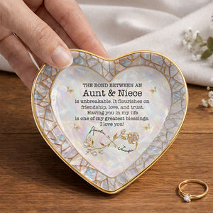 Having You In My Life Is My Greatest Blessing - Personalized Jewelry Dish - Gift For Aunt, Mother's Day Gift