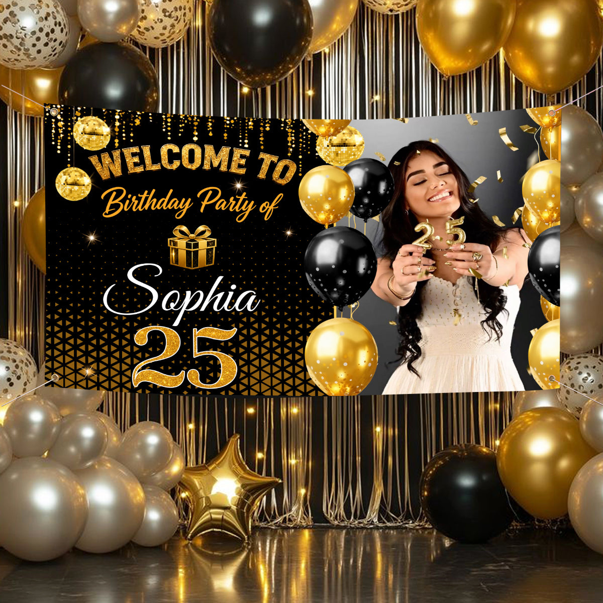 Welcome To Birthday Party Minimalism Birthday Banner