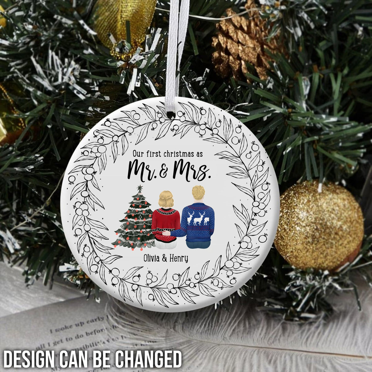 Our First Christmas Couple - Personalized Ornament - Christmas Gift For Couple, Husband, Wife 5_de6a824b-bae4-4ca2-ad2f-3a3dfb474259.jpg