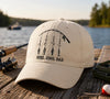 Personalized Reel Cool Dad Cap, Fathers Day Gift, Dad Fishing Hat, Fishing Gift for Grandpa, Fisherman Papa & Kid Name Embroidered Cap
