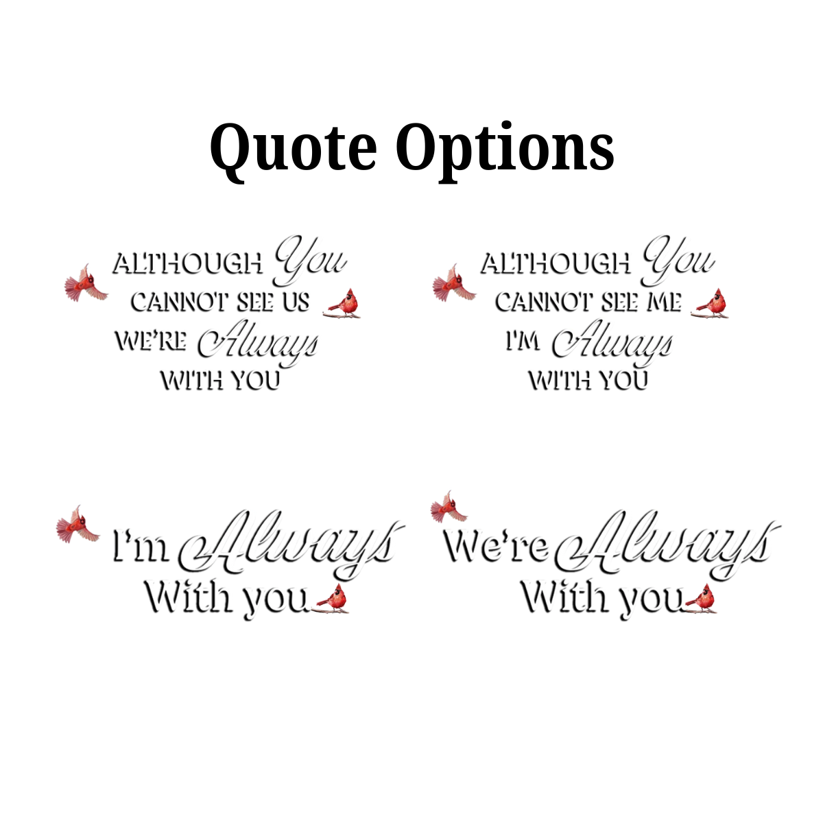 I Am Always With You - Personalized Ceramic Plate - Memorial Gift, Sympathy Gift For Family Members