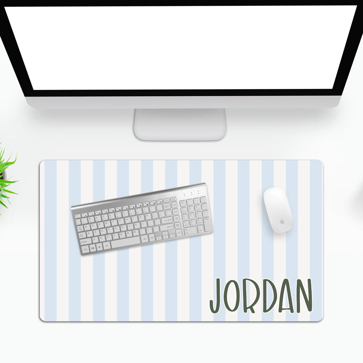 Custom Desk Pad, Coquette Personalized Desk, Grandmillennial Decor, Teacher Gift, Monogrammed Home Office, Dorm Room Decor, Gift Custom Office