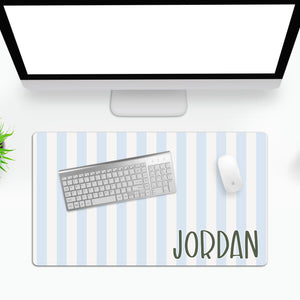 Custom Desk Pad, Coquette Personalized Desk, Grandmillennial Decor, Teacher Gift, Monogrammed Home Office, Dorm Room Decor, Gift Custom Office