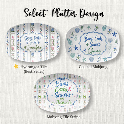 Mahjong Personalized Platter, Game Night, Mahjong Gifts, Mahj Girls Party Decor, Mahjong Dessert Plate 5_8908c035-317e-4fb6-8ec6-d439482a9215.jpg