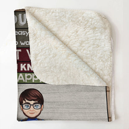 You Will Always Be My Loving Dad - Personalized Blanket - Gift For Father, Dad, Father's Day