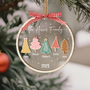 Family Christmas Ornament, Family Ornament, Christmas Ornaments, Personalized Christmas Ornament, Family Name Ornament, Family Keepsake 2025