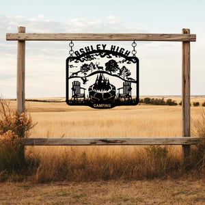 Custom Winter Garden Entry Metal Sign, Personalized Metal Ranch Name Sign, Unique Christmas Gift, House Garden Metal Decor, Anniversay Gift