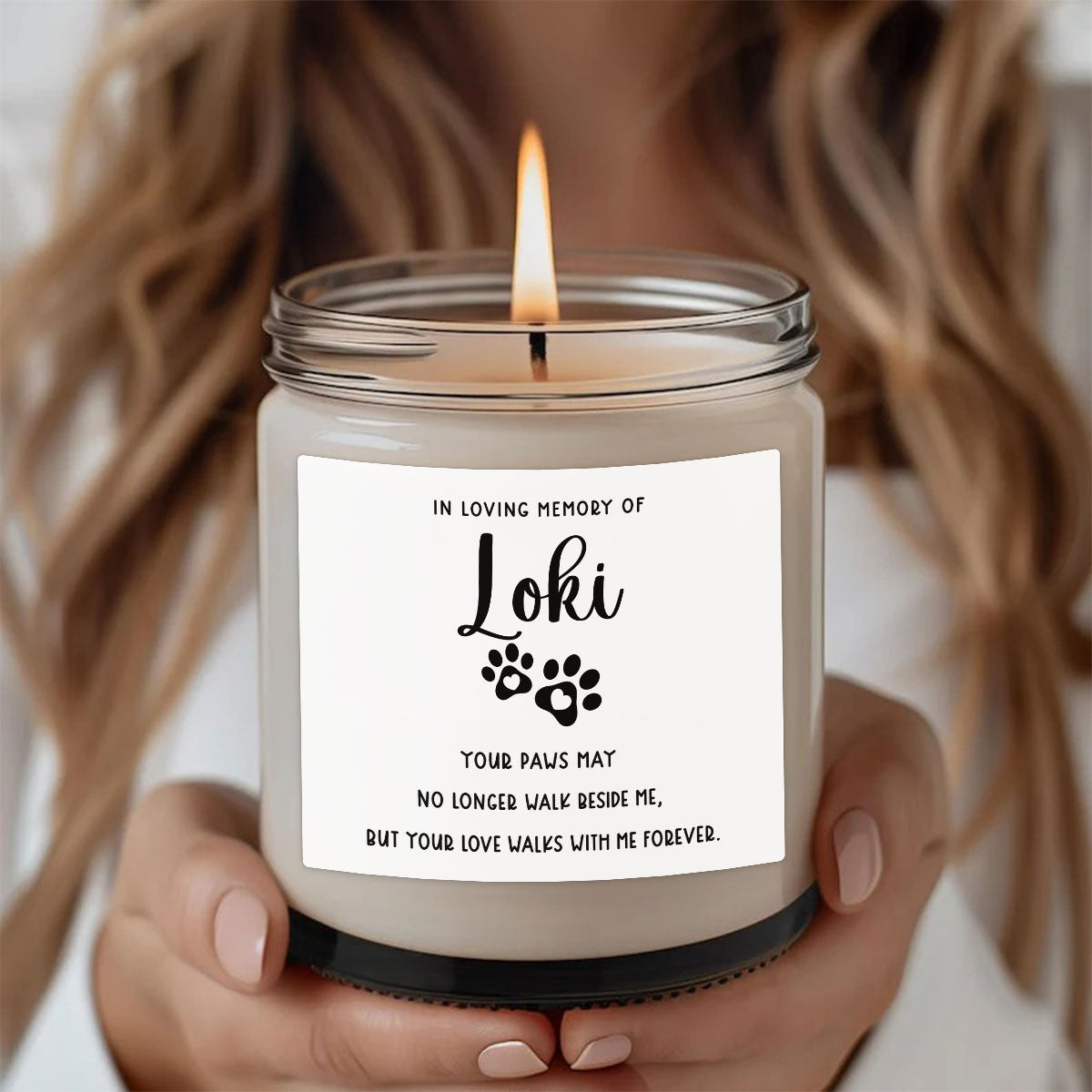 Your Love Walks With Me Forever - Scented Candle