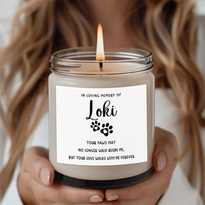 Your Love Walks With Me Forever - Scented Candle
