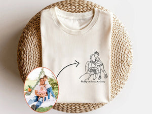 Custom Portrait From Photo Shirt, Outline Picture Shirt, Custom Portrait Shirt, Hand Drawn Line Art Shirt, Dad Shirt, Dad Birthday Gift 5_61d7e2ce-a89f-4959-8480-a2391e478ae2.jpg?v=1713320583