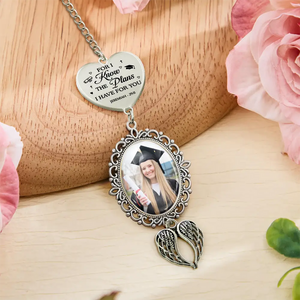I Chose My Path But God Ordered My Steps - Personalized Graduation Tassel Charm