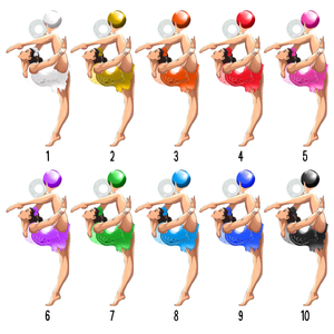 Gymnast Custom Name - Personalized Acrylic Ornament - Christmas Gift For Athletes, Gymnastics