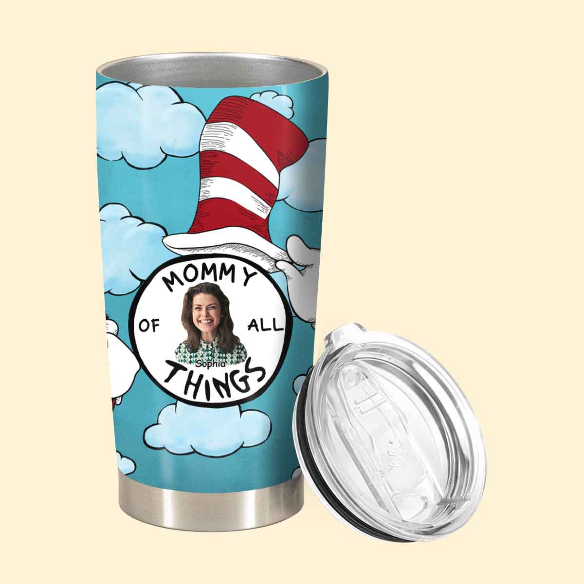 Mother Of All Things - Personalized Photo Tumbler - Mother's Day, Birthday Gift For Mother, Grandma