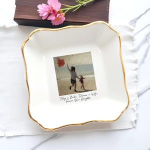 Bride Mom Gift for Mother of the Bride, Mother of the Bride Ring Dish Custom Photo Mom Gift from Bride, Gift Form Daughter Wedding Keepsake