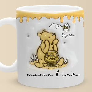 Mama Bear - Personalized 3D Inflated Effect Printed Mug - Gift For Mother