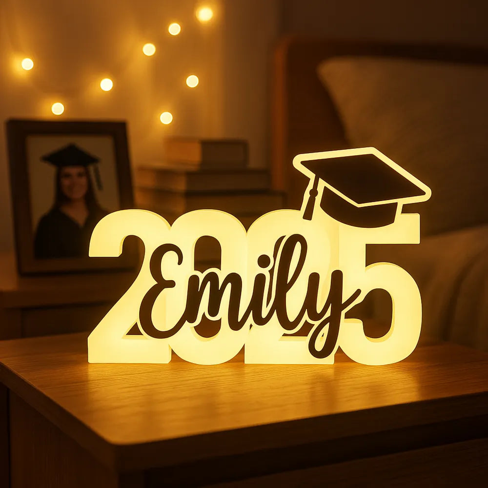 Class Of 2025 Graduation - Personalized Light Box - Graduation Gift, Graduation Party Decoration