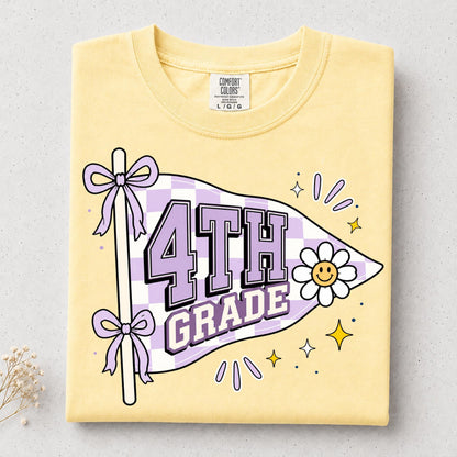 Grade Level Teacher Shirt, 1st 2nd 3rd 4th 5th Grade Pennant Tee, Back To School Shirt, Cute Elementary Teacher Gift 5_b9360cdf-d80c-4e42-a7fa-fd751f888cfc.jpg