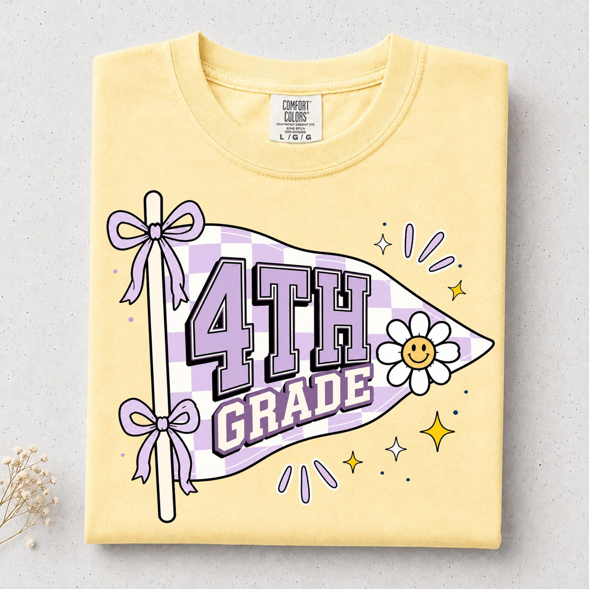 Grade Level Teacher Shirt, 1st 2nd 3rd 4th 5th Grade Pennant Tee, Back To School Shirt, Cute Elementary Teacher Gift