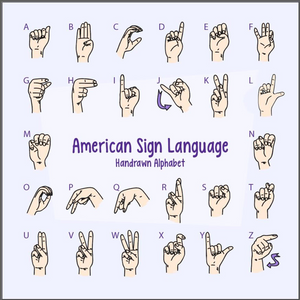 ASL Teacher Acrylic Plaque Name Sign, Sign Language Teacher Gifts, Personalized Teacher Sign, Sign Language Gift