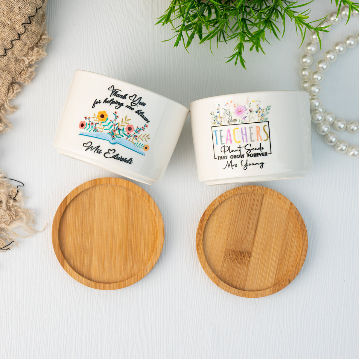 Custom Teacher Appreciation Gift,Thank You Teacher Plant Pot, Flower Pot for Teacher, End Of Year Gift, Thank You Gifts, Leaving School Gifts