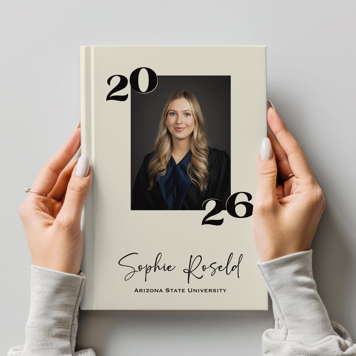 Graduation Note Book, Class of 2026 Grad Party Book, High School Collage Graduation Gift, Graduation Advice Book, Personalized Custom