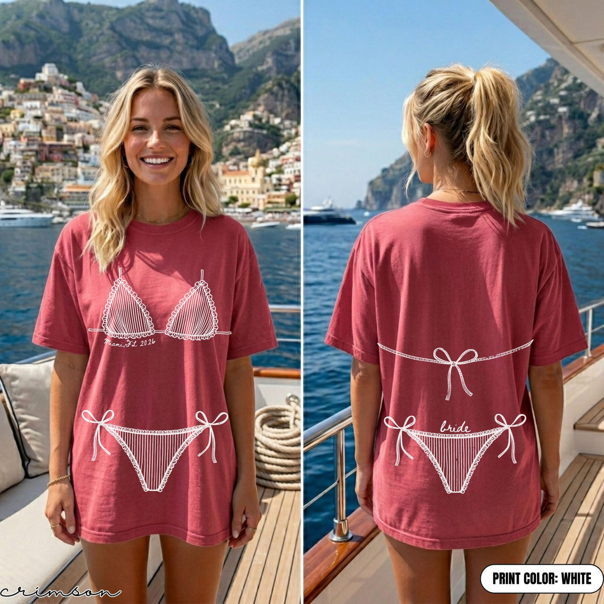 Coastal Bachelorette Shirts, Bikini Bachelorette Shirt, Last Toast on the Coast Bikinis and Martinis Bach Party Tees