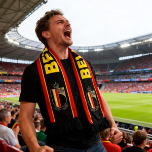 National Soccer Fan Scarf, Soccer Supporter Scarf, Perfect for Stadium Game Day, World Tournament Matches & National Team Fans