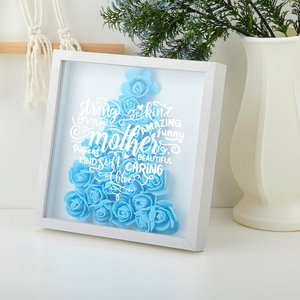 Mother Appreciation - Custom Flower Frame Box - Gift For Mom, Mother's Day Gift