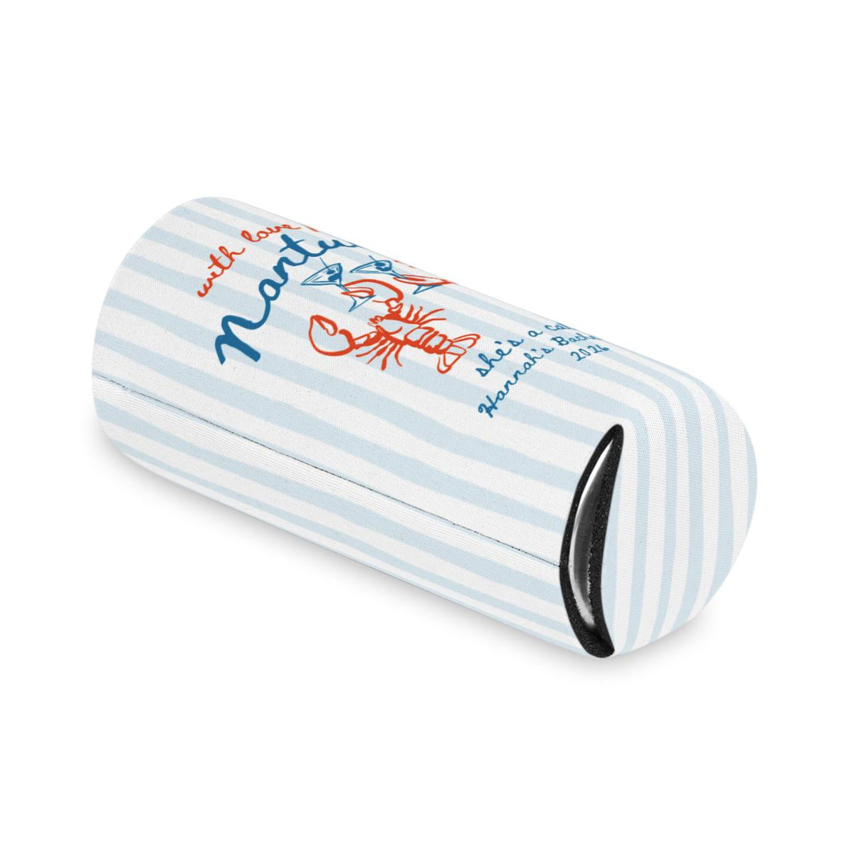 Nantucket Bachelorette Can Coolers, She's a Catch Drink Coolers, Custom Nantucket Beach Party Favors, Girls Trip Drink Holders