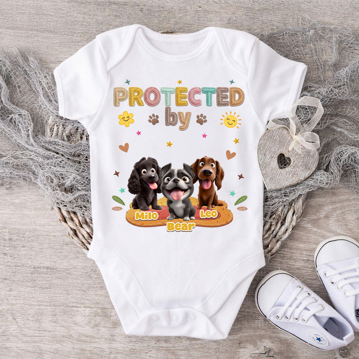 Protected By Dog - Personalized Custom Baby Onesie 5_cdd85daf-3f7c-4629-bad2-b54dea6ce05d.jpg