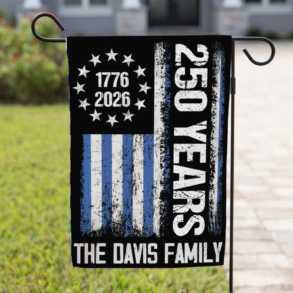 Liberty Lives In Our Home - Personalized Garden Flag - 4th Of July Gift, Independence Day Home Decoration