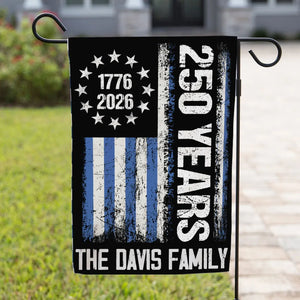 Liberty Lives In Our Home - Personalized Garden Flag - 4th Of July Gift, Independence Day Home Decoration