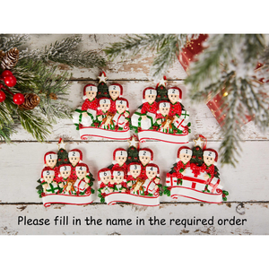 2025 Christmas Ornament With Family Member Name, Personalized Family Ornament, Family Keepsake, Xmas Tree Decor