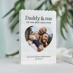Daddy And Me Gift, Personalised Dad Photo Keepsake, Fathers Day Present From Kids, Best Dad Ever Birthday Gift, New Dad Photo Block