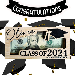 Graduation Money Holder - Personalized Graduation Money Holder - 2025 Graduation Money Holder - Graduation Gifts 2025 - Class of 2025