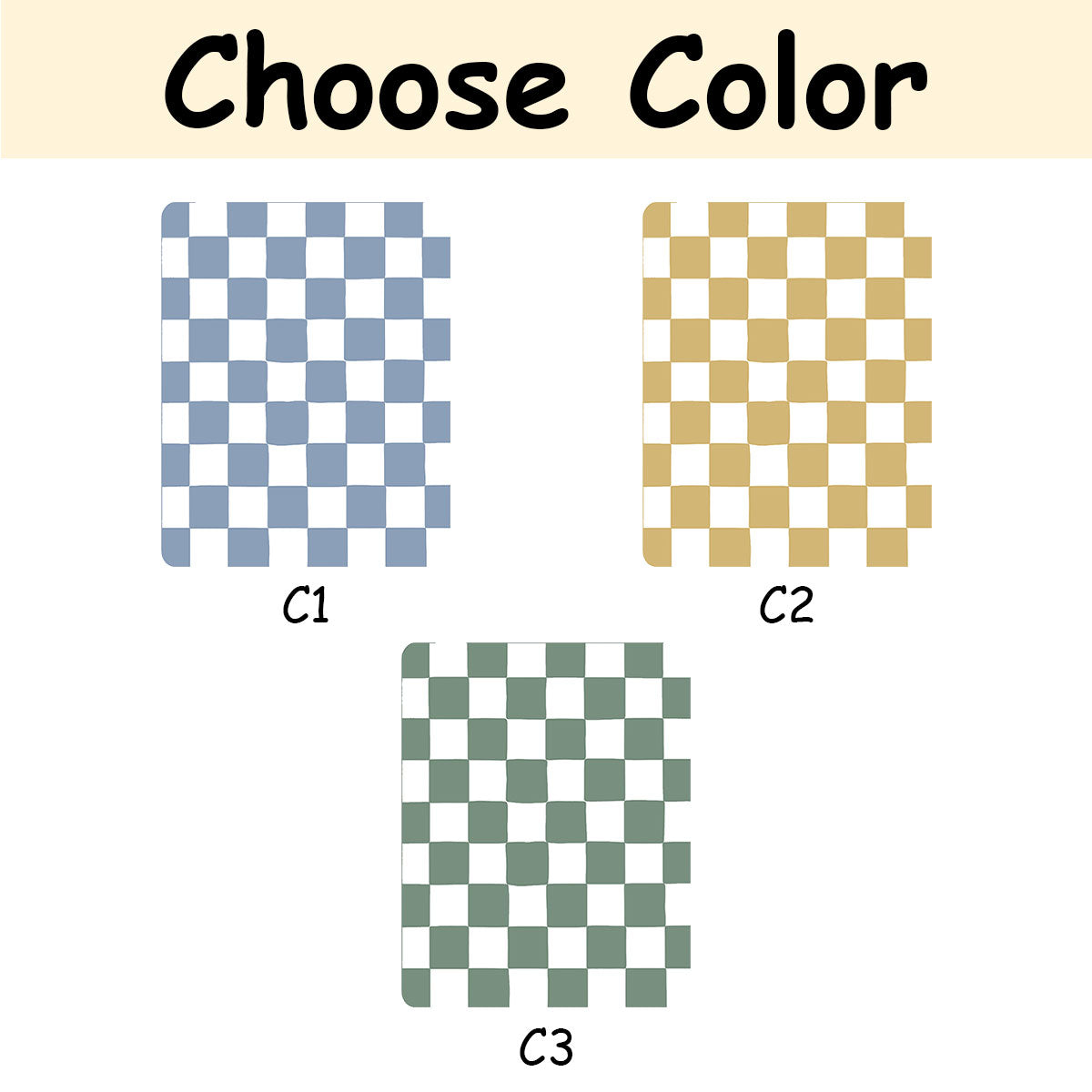 Checkered Photo Fridge Magnet - Personalized Gift for Dad Grandpa
