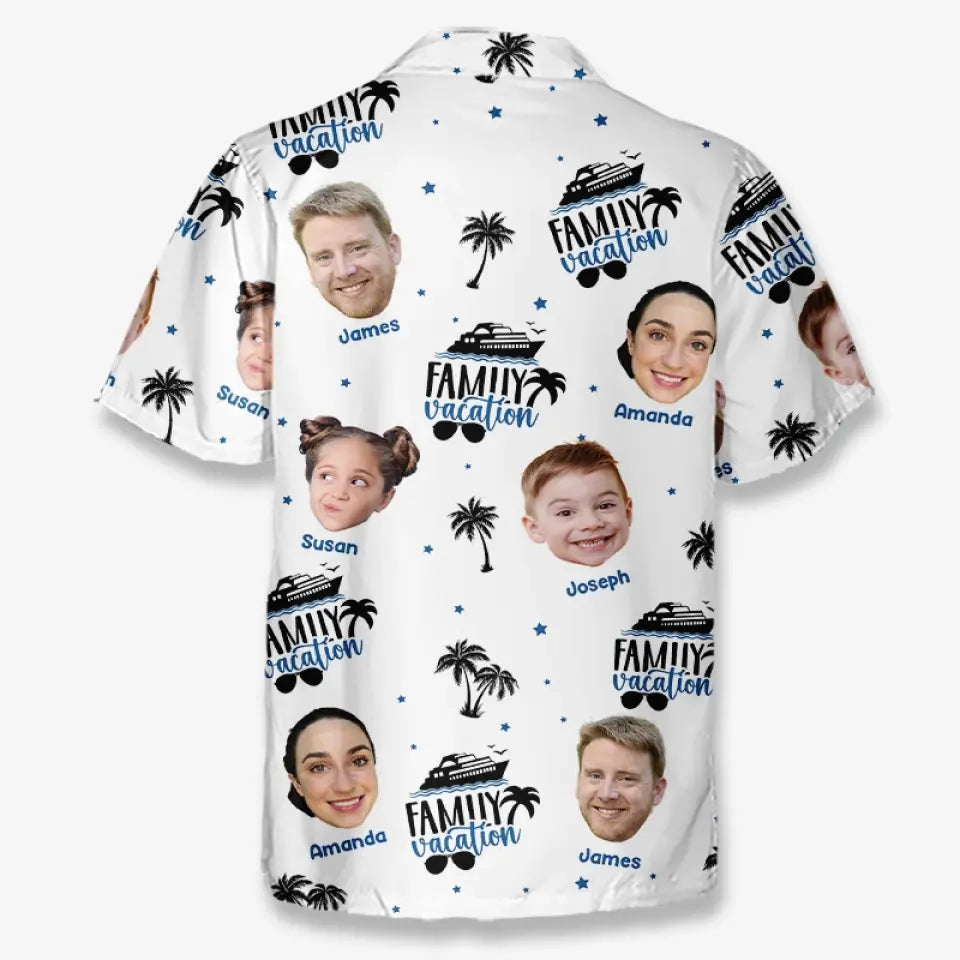 Summer Family Vacation - Personalized Hawaiian Shirt - Gift For Family
